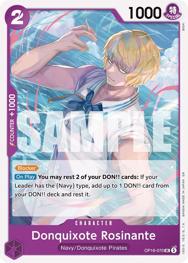 Donquixote Rosinante [The Time of Battle] | Cards and Coasters CA