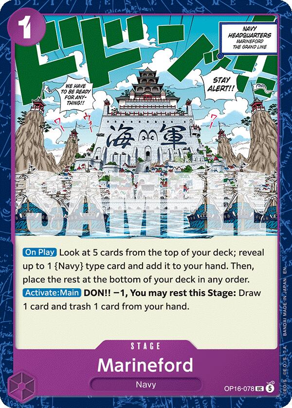 Marineford [The Time of Battle] | Cards and Coasters CA