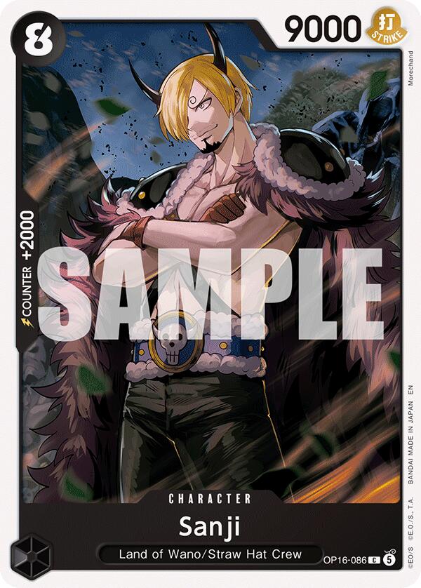 Sanji [The Time of Battle] | Cards and Coasters CA