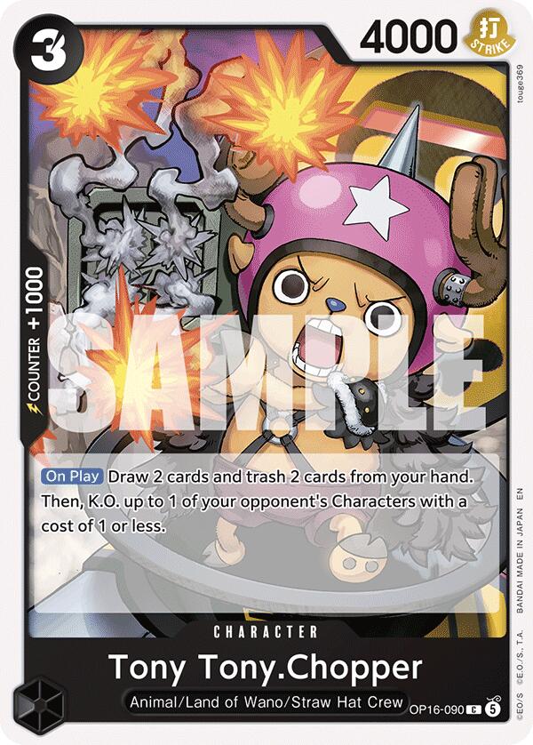 Tony Tony.Chopper [The Time of Battle] | Cards and Coasters CA