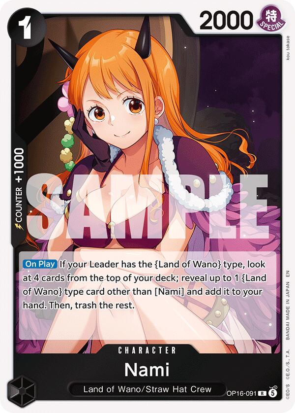 Nami [The Time of Battle] | Cards and Coasters CA