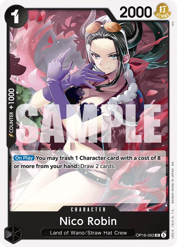 Nico Robin [The Time of Battle] | Cards and Coasters CA