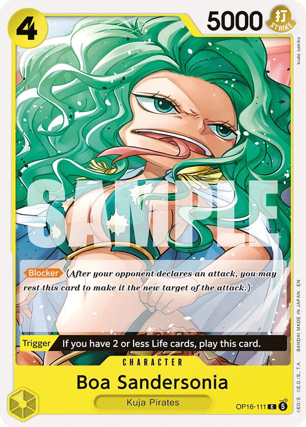 Boa Sandersonia [The Time of Battle] | Cards and Coasters CA
