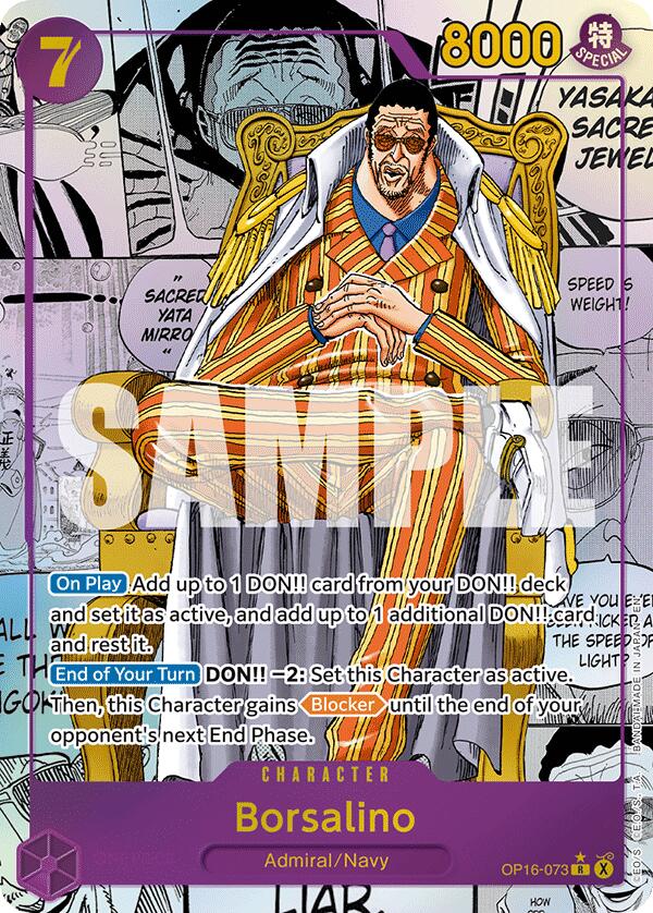 Borsalino (Manga) [The Time of Battle] | Cards and Coasters CA