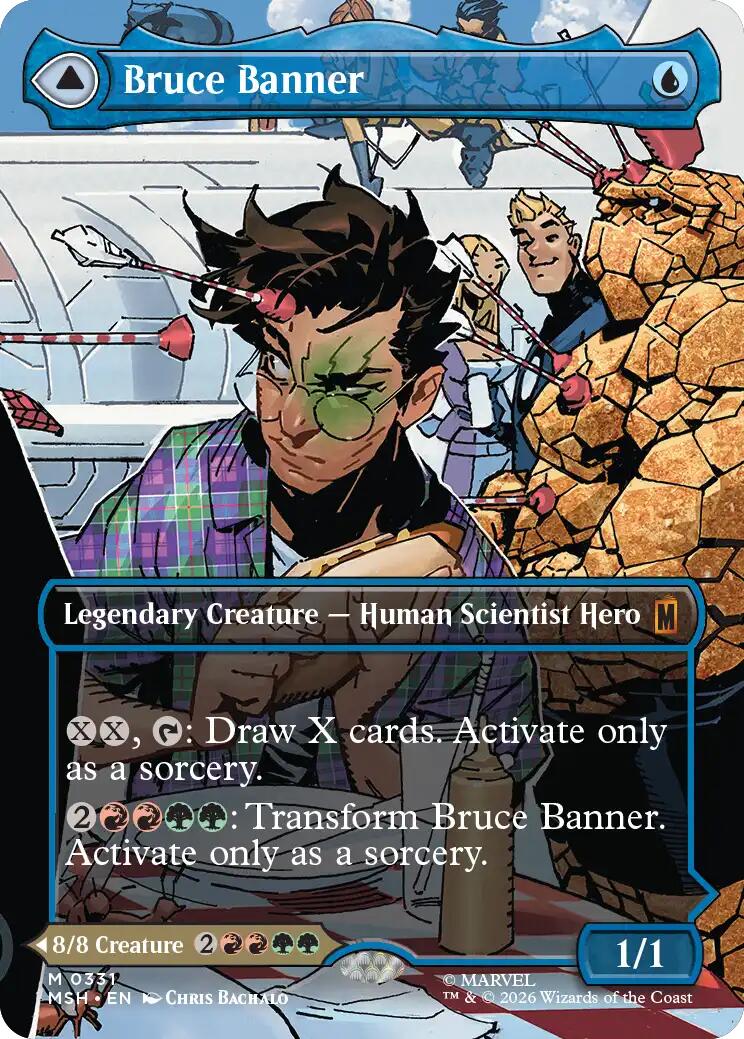 Bruce Banner (Borderless) (0331) [Marvel Super Heroes] | Cards and Coasters CA