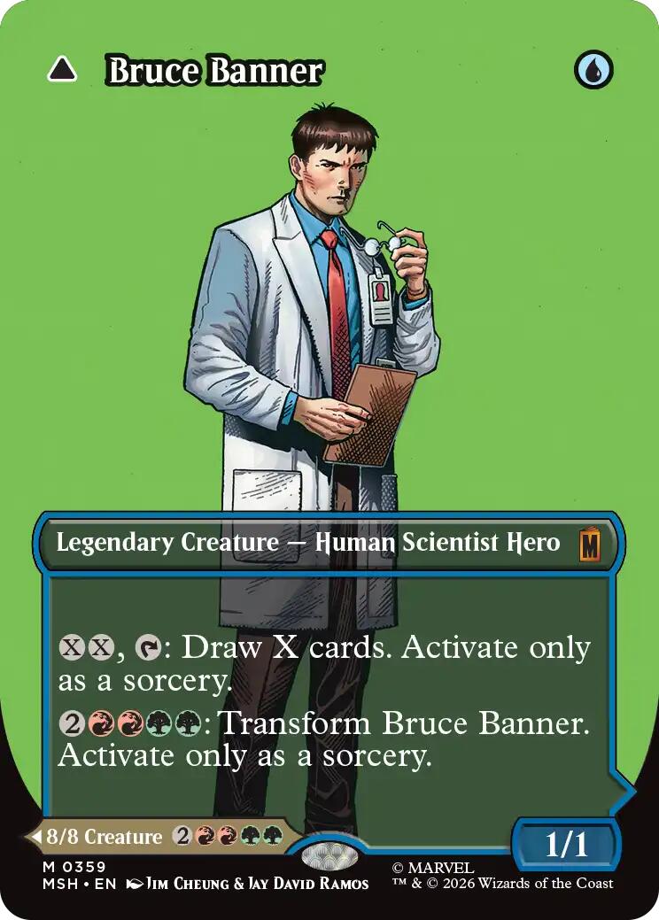 Bruce Banner (Borderless) (0359) [Marvel Super Heroes] | Cards and Coasters CA