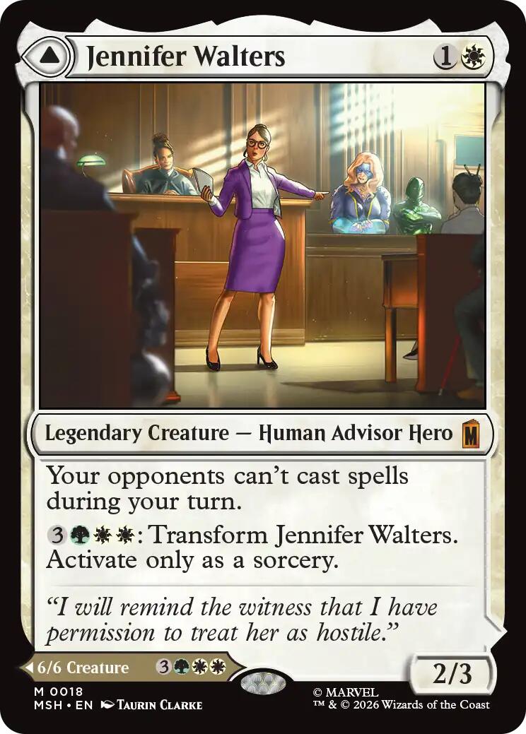 Jennifer Walters // The Sensational She-Hulk [Marvel Super Heroes] | Cards and Coasters CA