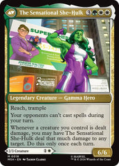 Jennifer Walters // The Sensational She-Hulk [Marvel Super Heroes] | Cards and Coasters CA