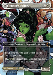 Jennifer Walters // The Sensational She-Hulk (Borderless) (0328) [Marvel Super Heroes] | Cards and Coasters CA