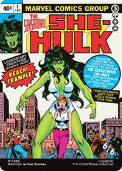 Jennifer Walters // The Sensational She-Hulk (Borderless) (0388) [Marvel Super Heroes] | Cards and Coasters CA