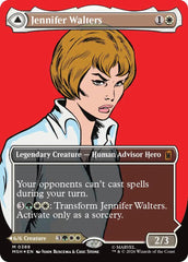 Jennifer Walters // The Sensational She-Hulk (Borderless) (0388) [Marvel Super Heroes] | Cards and Coasters CA