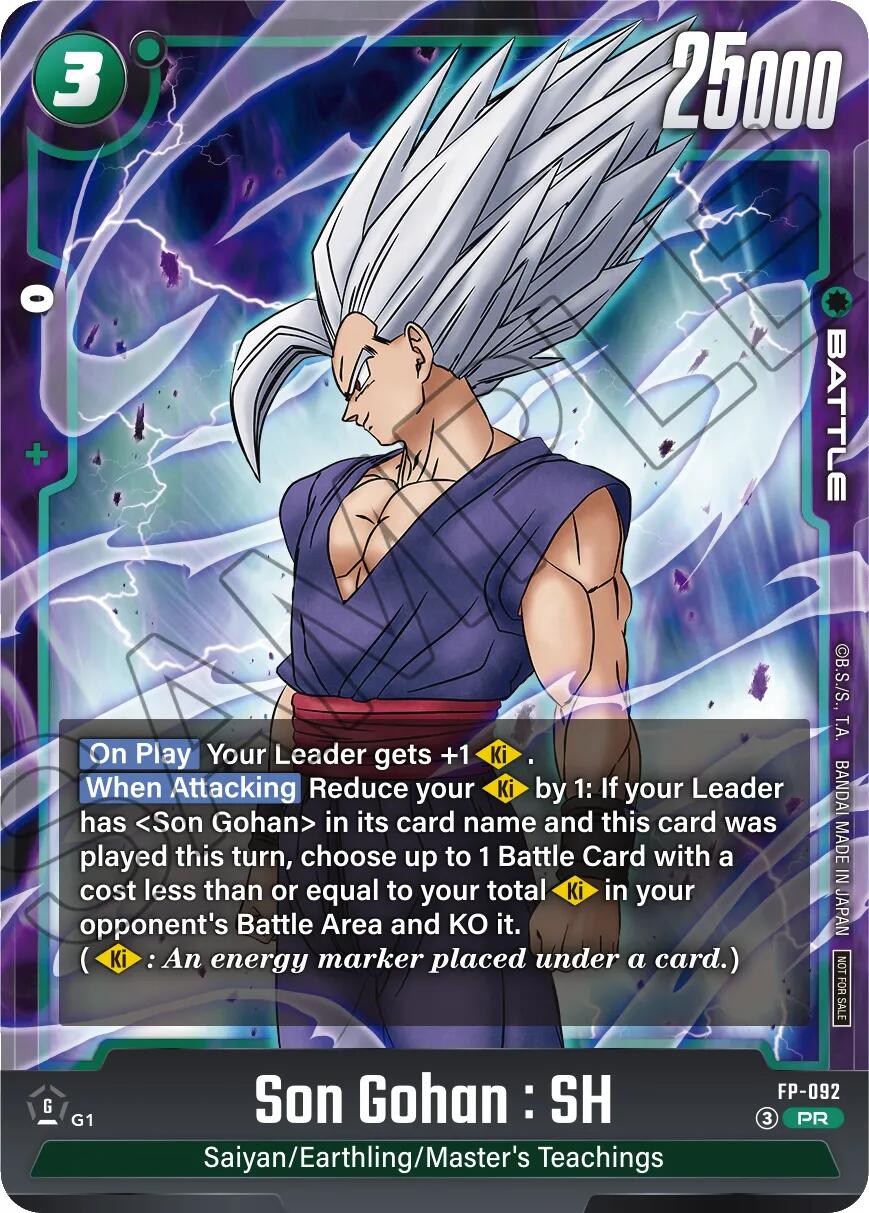 Son Gohan:SH (FP-092) (Ultimate Battle 2026 Vol. 3) [Fusion World Tournament Cards] | Cards and Coasters CA