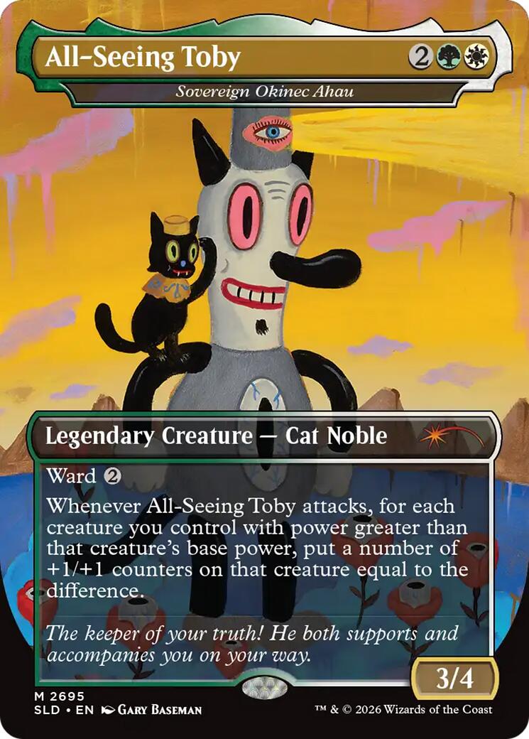 All-Seeing Toby - Sovereign Okinec Ahau [Secret Lair Drop Series] | Cards and Coasters CA