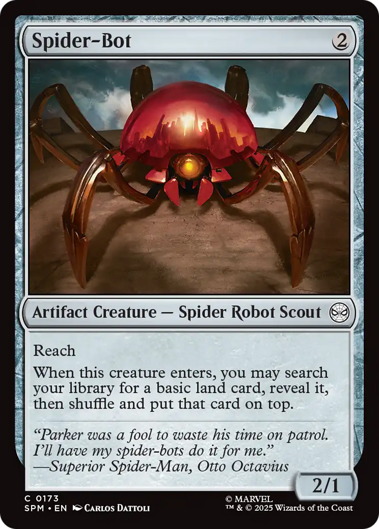Spider-Bot [Marvel's Spider-Man] | Cards and Coasters CA