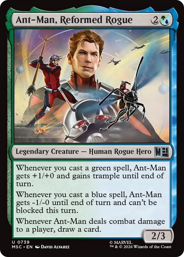 Ant-Man, Reformed Rogue [Marvel Super Heroes Commander] | Cards and Coasters CA