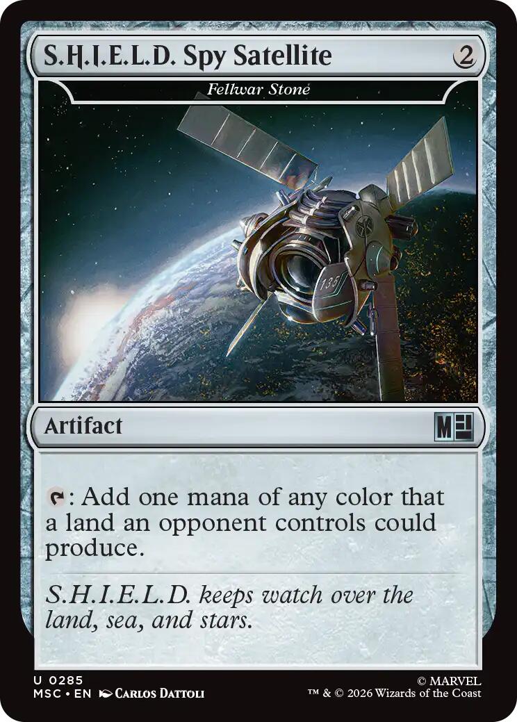S.H.I.E.L.D. Spy Satellite - Fellwar Stone [Marvel Super Heroes Commander] | Cards and Coasters CA