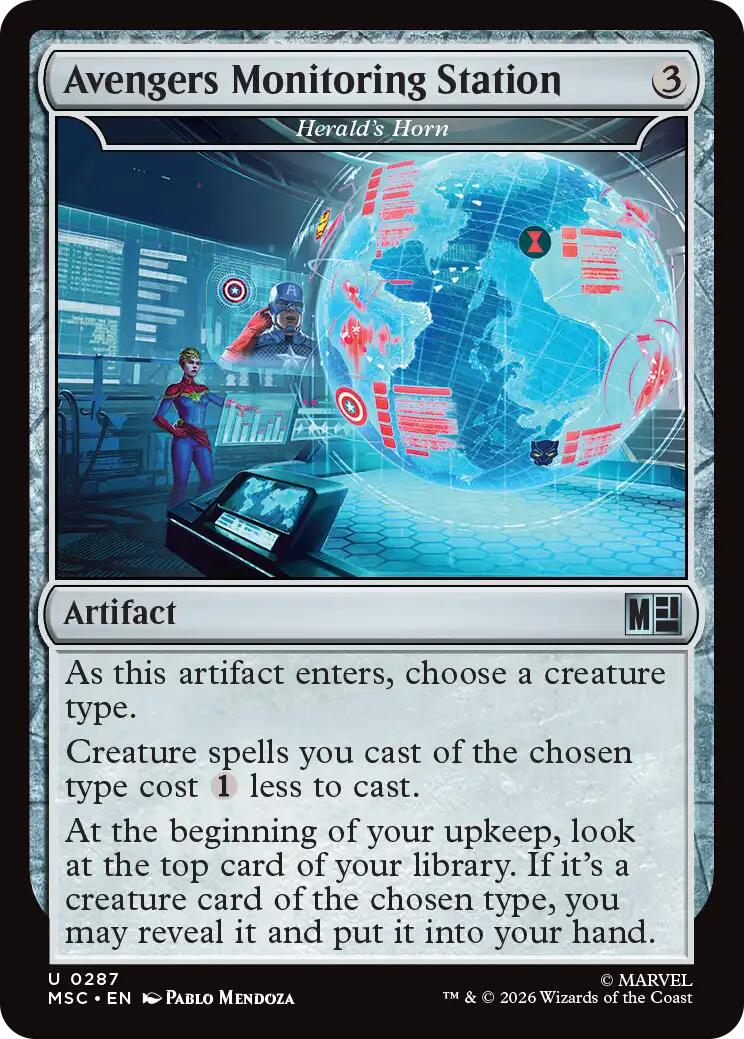 Avengers Monitoring Station - Herald's Horn [Marvel Super Heroes Commander] | Cards and Coasters CA
