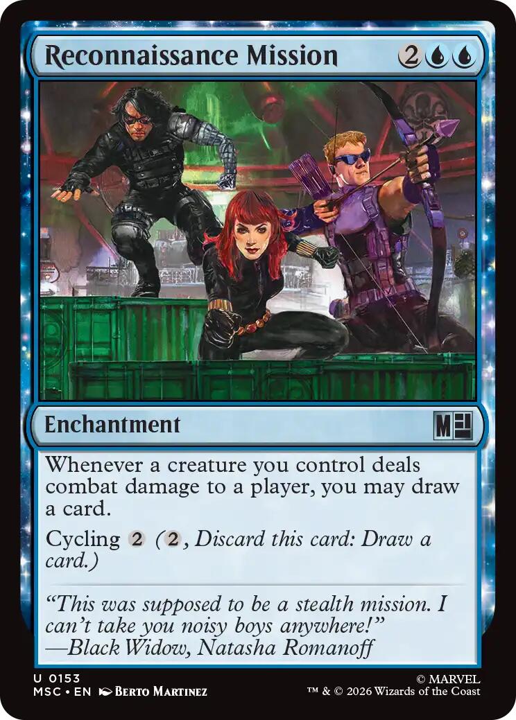 Reconnaissance Mission (Surge Foil) [Marvel Super Heroes Commander] | Cards and Coasters CA