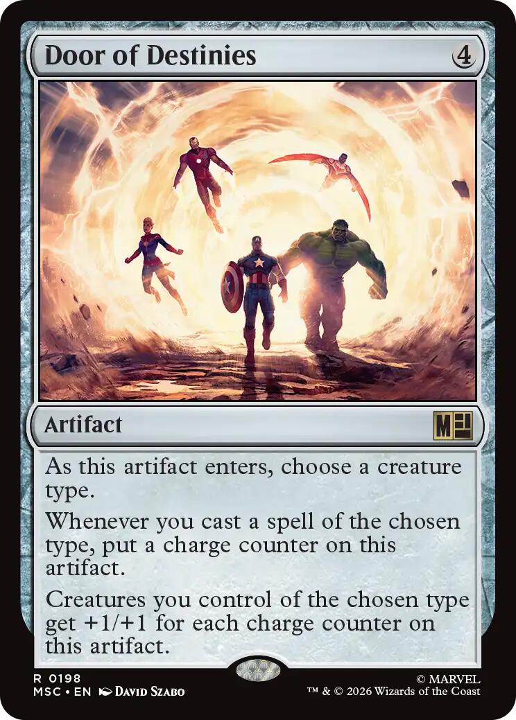 Door of Destinies (Surge Foil) [Marvel Super Heroes Commander] | Cards and Coasters CA