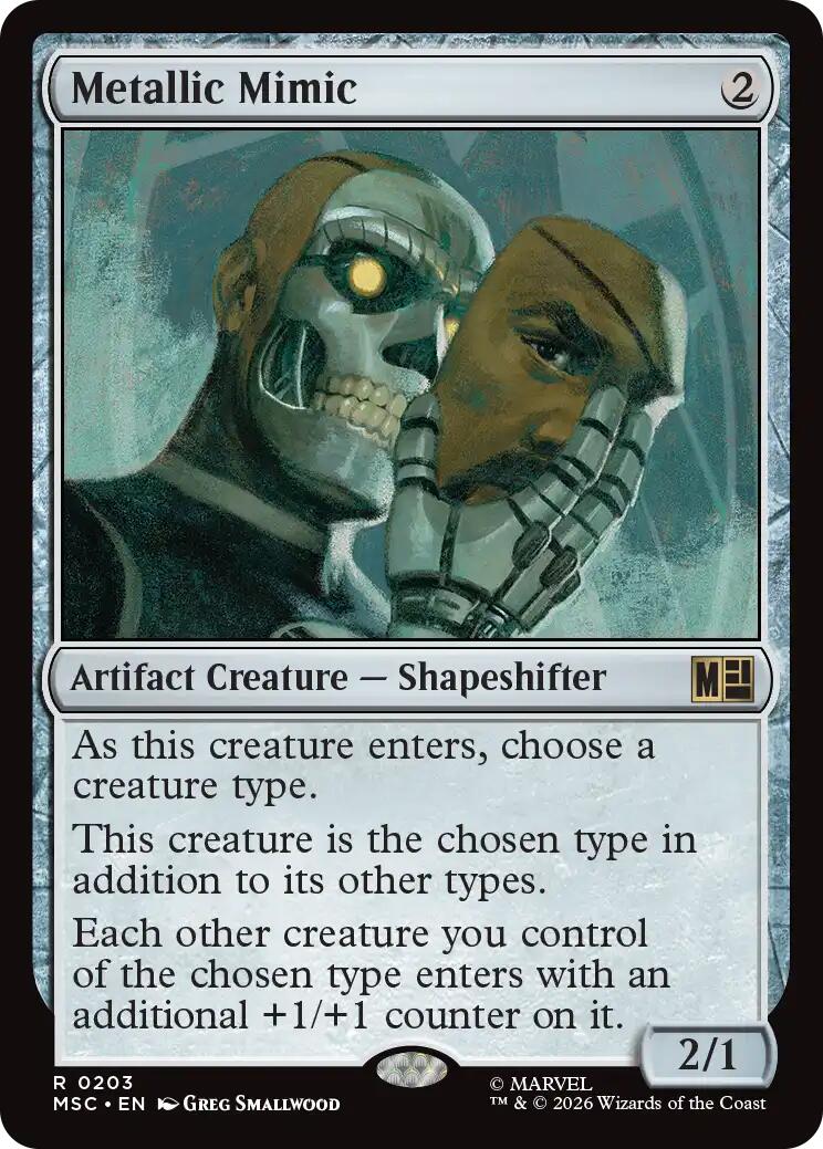 Metallic Mimic (Surge Foil) [Marvel Super Heroes Commander] | Cards and Coasters CA