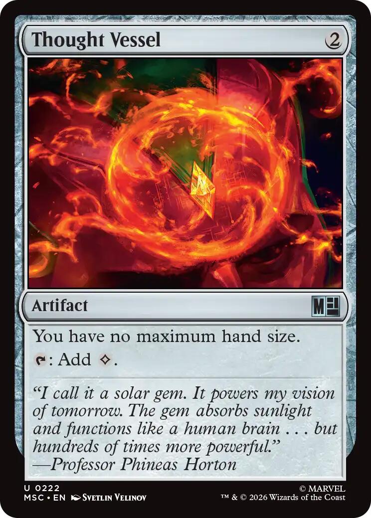 Thought Vessel (Surge Foil) [Marvel Super Heroes Commander] | Cards and Coasters CA
