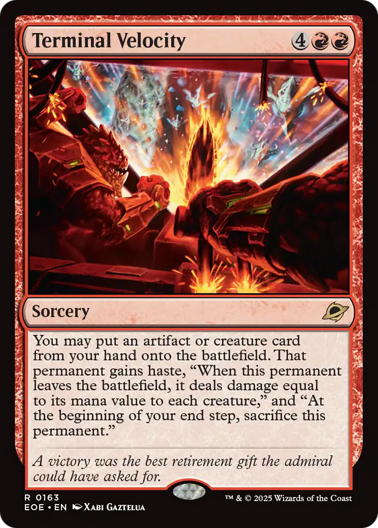 Terminal Velocity [Edge of Eternities] | Cards and Coasters CA