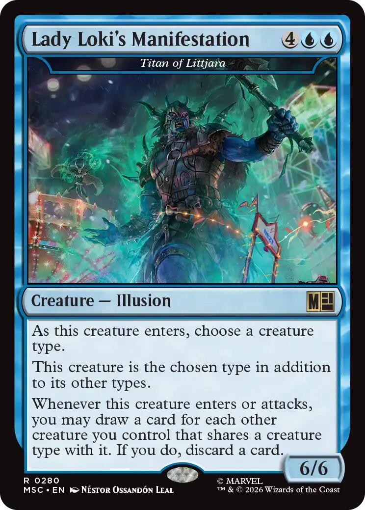 Lady Loki's Manifestation - Titan of Littjara [Marvel Super Heroes Commander] | Cards and Coasters CA