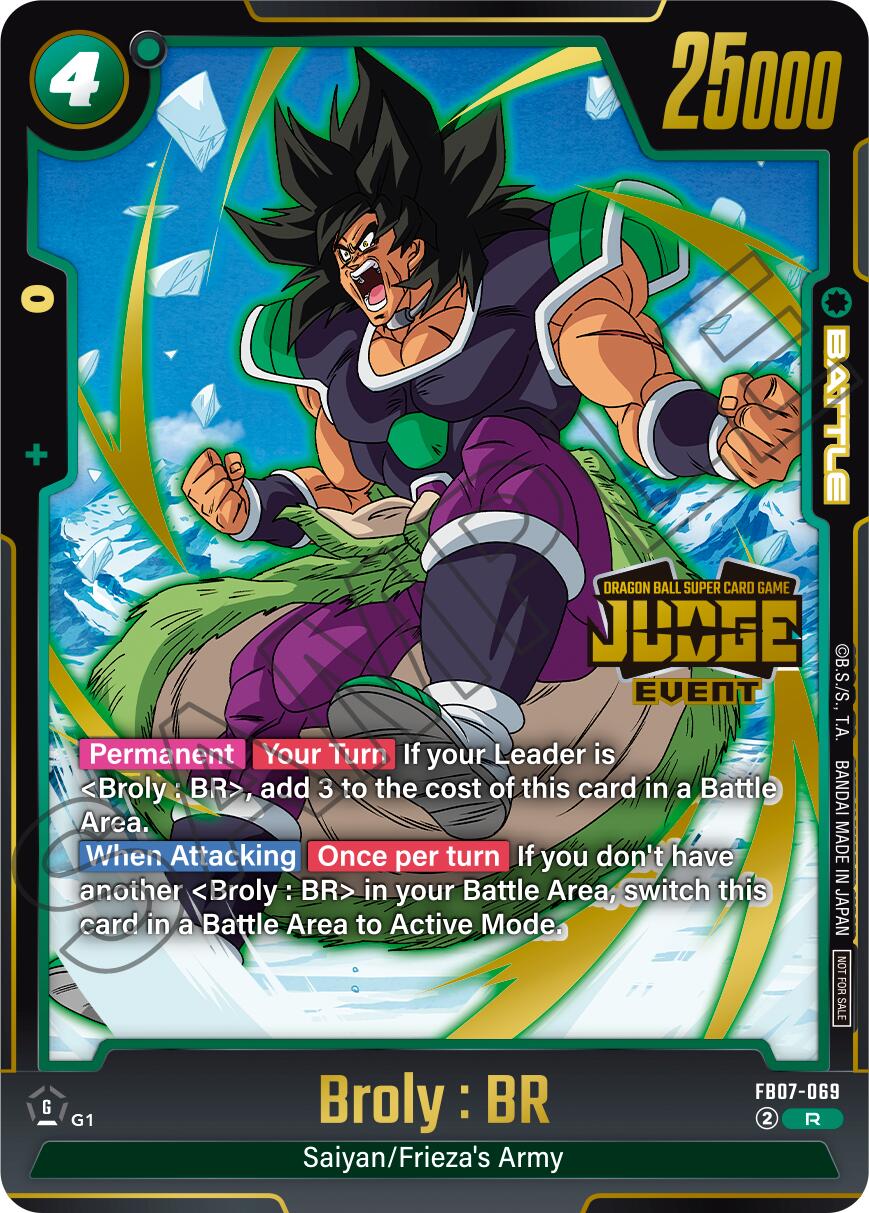 Broly : BR (Judge Pack 05 - Event Judge) [Fusion World Tournament Cards] | Cards and Coasters CA