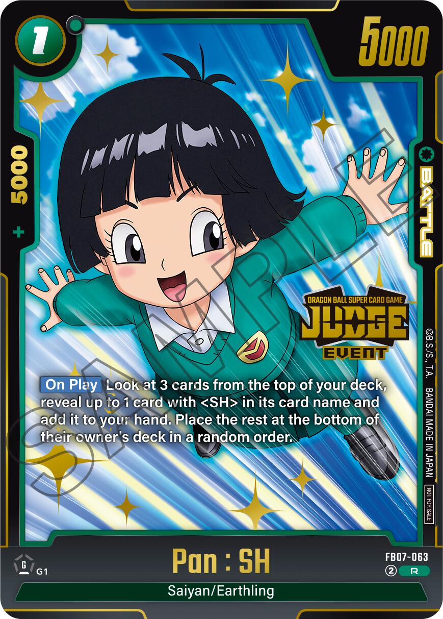 Pan : SH (Judge Pack 05 - Event Judge) [Fusion World Tournament Cards] | Cards and Coasters CA