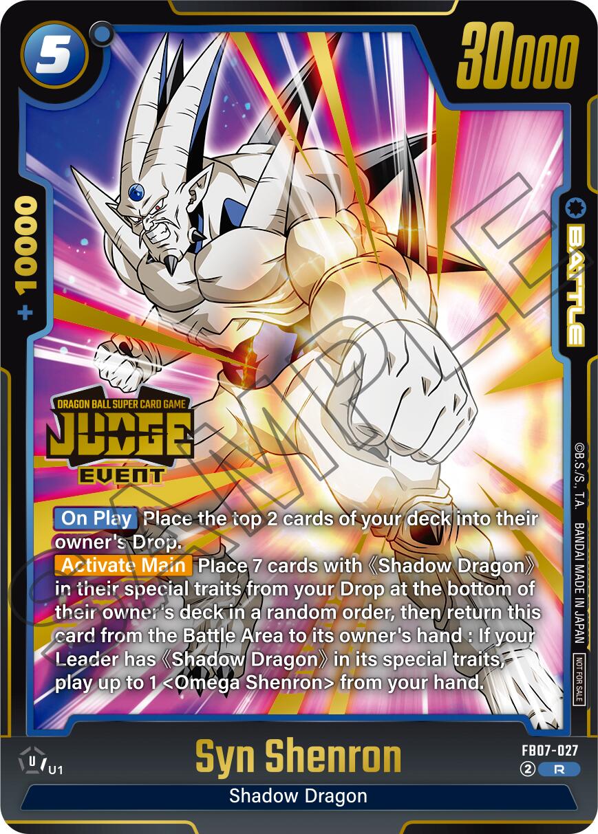Syn Shenron (Judge Pack 05 - Event Judge) [Fusion World Tournament Cards] | Cards and Coasters CA
