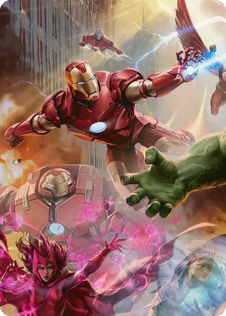 Iron Man, Futurist Paragon Art Card [Marvel Super Heroes Art Series] | Cards and Coasters CA