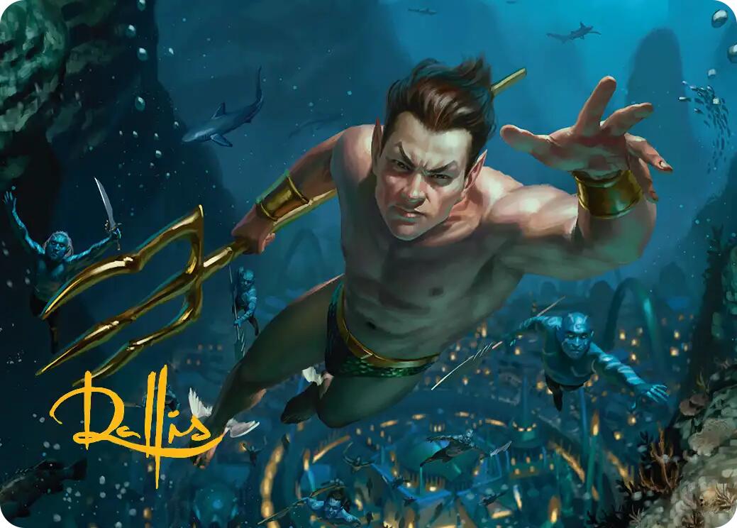 Namor the Sub-Mariner Art Card (Gold-Stamped Signature) [Marvel Super Heroes Art Series] | Cards and Coasters CA