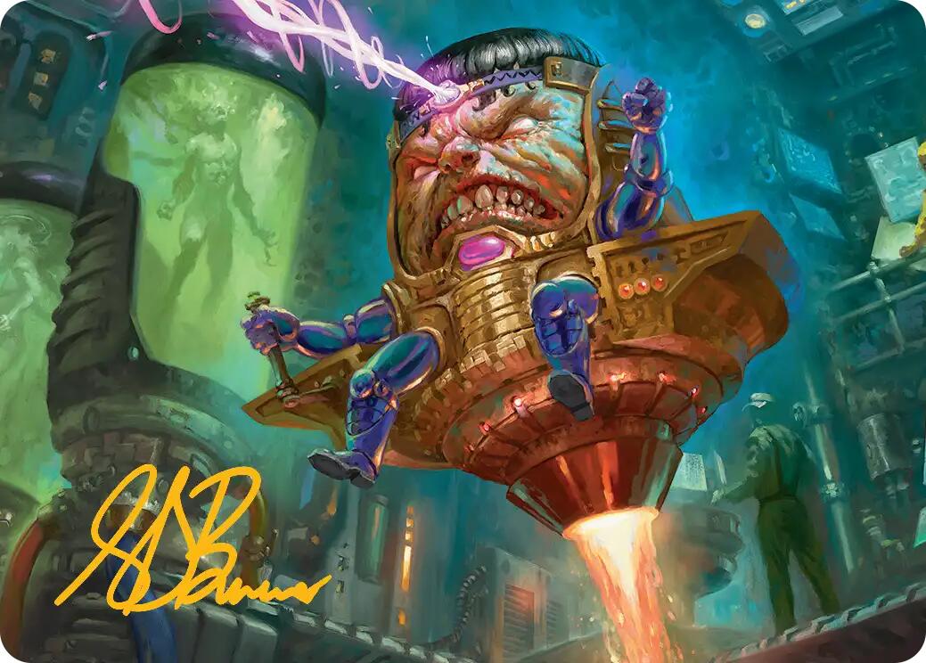 M.O.D.O.K. Art Card (Gold-Stamped Signature) [Marvel Super Heroes Art Series] | Cards and Coasters CA