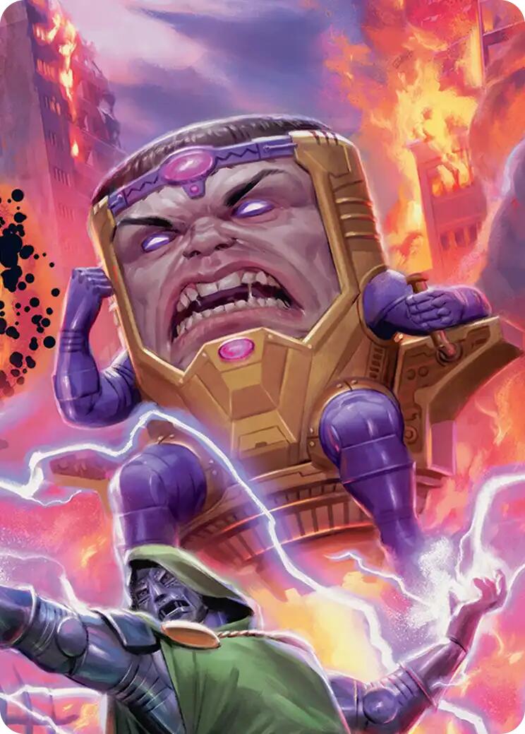 M.O.D.O.K., Evil Intellect Art Card [Marvel Super Heroes Art Series] | Cards and Coasters CA