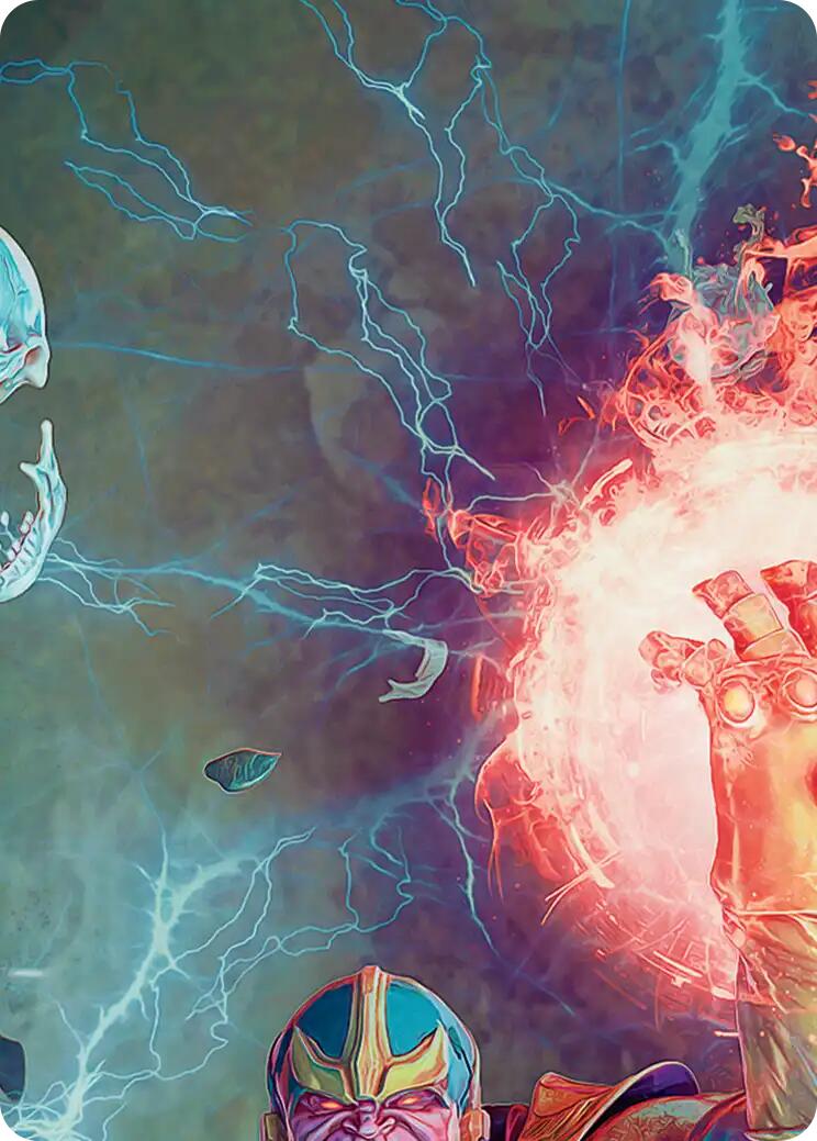 Thanos, the Mad Titan Art Card (2/9) [Marvel Super Heroes Art Series] | Cards and Coasters CA
