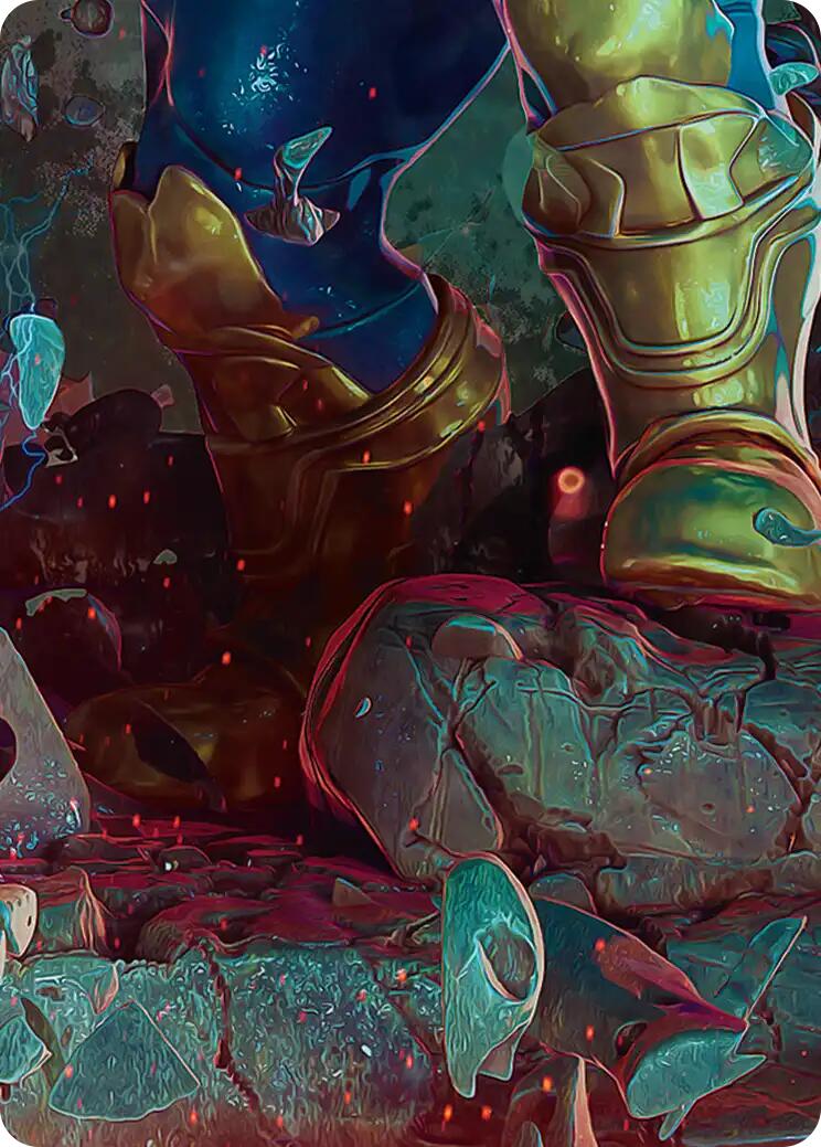 Thanos, the Mad Titan Art Card (8/9) [Marvel Super Heroes Art Series] | Cards and Coasters CA