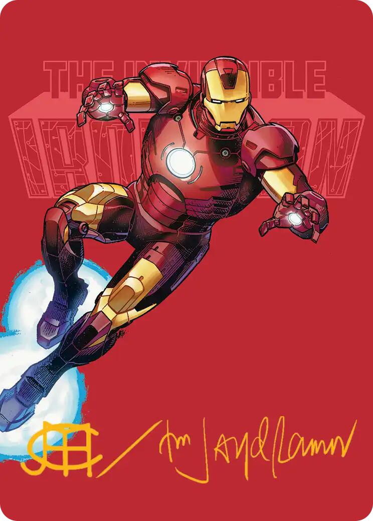 The Invincible Iron Man Art Card (Gold-Stamped Signature) [Marvel Super Heroes Art Series] | Cards and Coasters CA