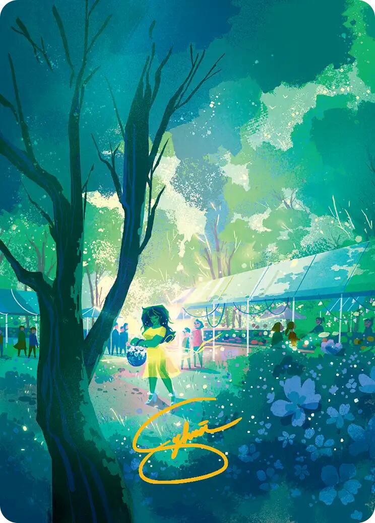 Forest Art Card (Gold-Stamped Signature) [Marvel Super Heroes Art Series] | Cards and Coasters CA