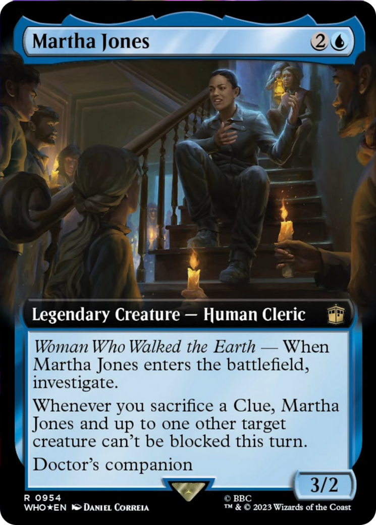 Martha Jones (Extended Art) (Surge Foil) [Doctor Who] | Cards and Coasters CA