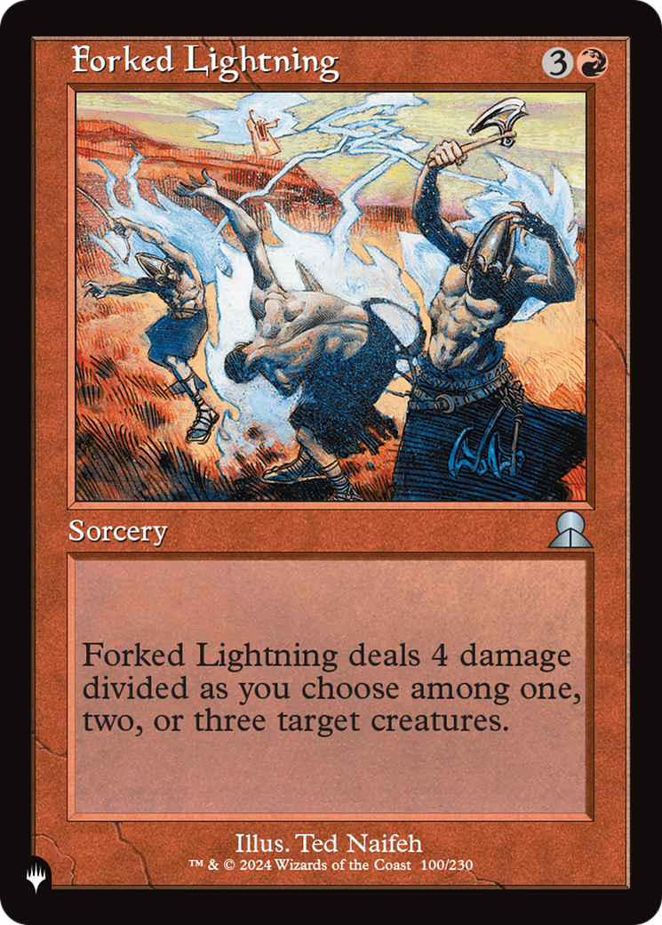 Forked Lightning [The List Reprints] | Cards and Coasters CA