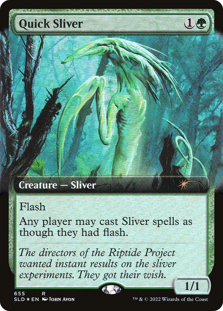 Quick Sliver (Extended Art) [Secret Lair Drop Promos] | Cards and Coasters CA