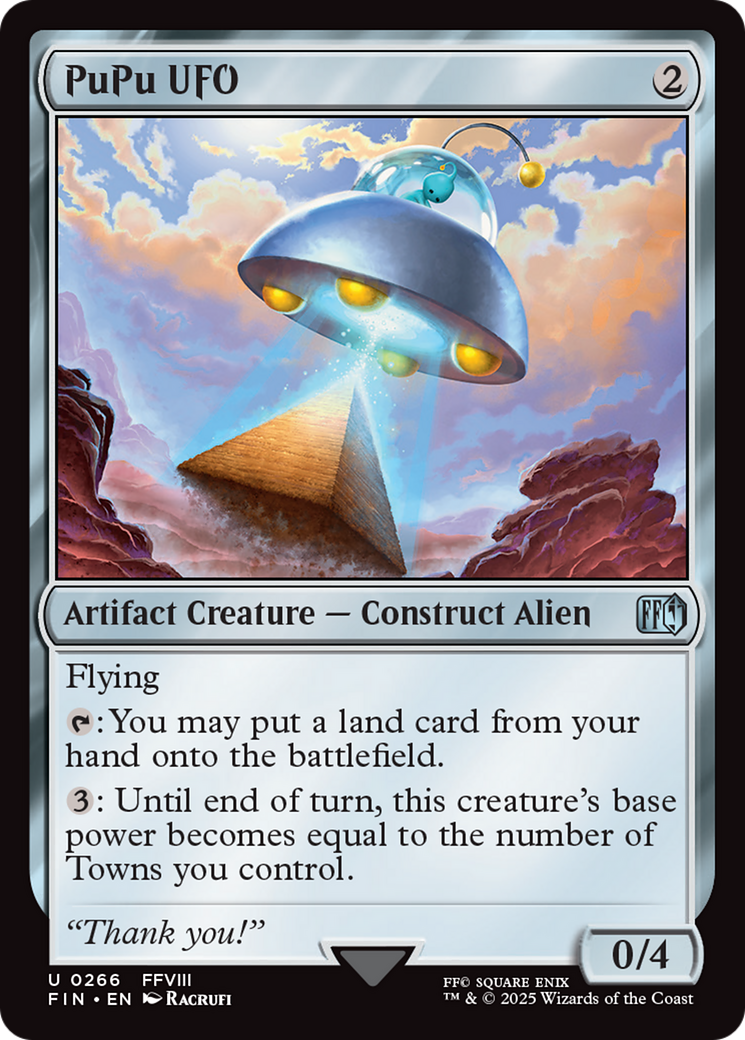 PuPu UFO [FINAL FANTASY] | Cards and Coasters CA