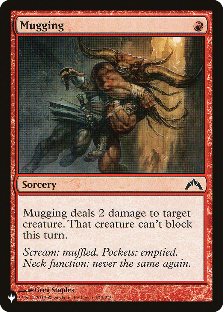 Mugging [The List] | Cards and Coasters CA