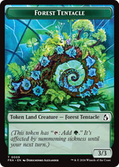Forest Tentacle // Beast Double-Sided Token [Reality Fracture Tokens] | Cards and Coasters CA