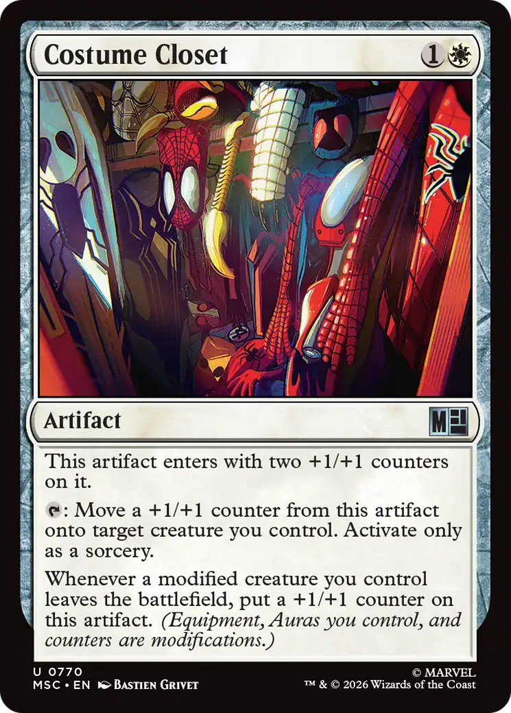 Costume Closet [Marvel Super Heroes Commander] | Cards and Coasters CA