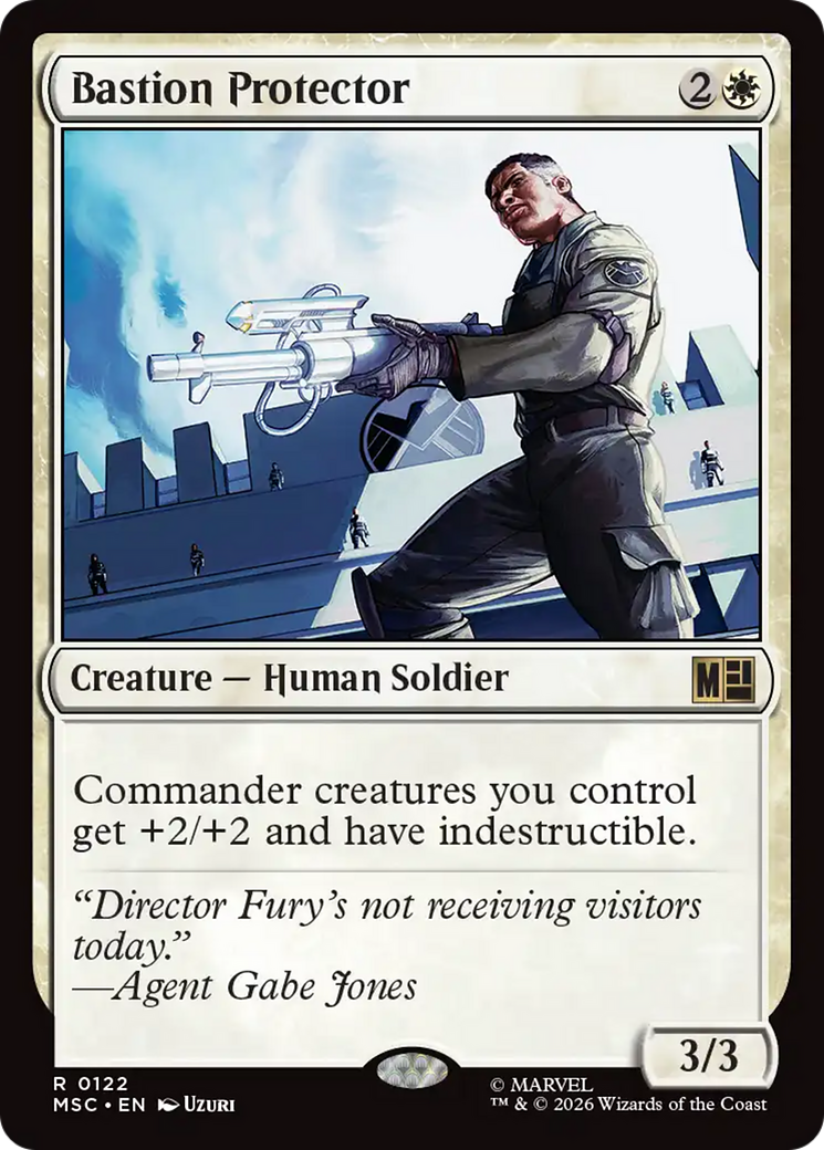 Bastion Protector [Marvel Super Heroes Commander] | Cards and Coasters CA