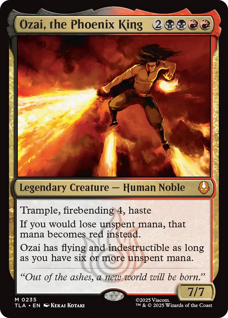 Ozai, the Phoenix King [Avatar: The Last Airbender] | Cards and Coasters CA