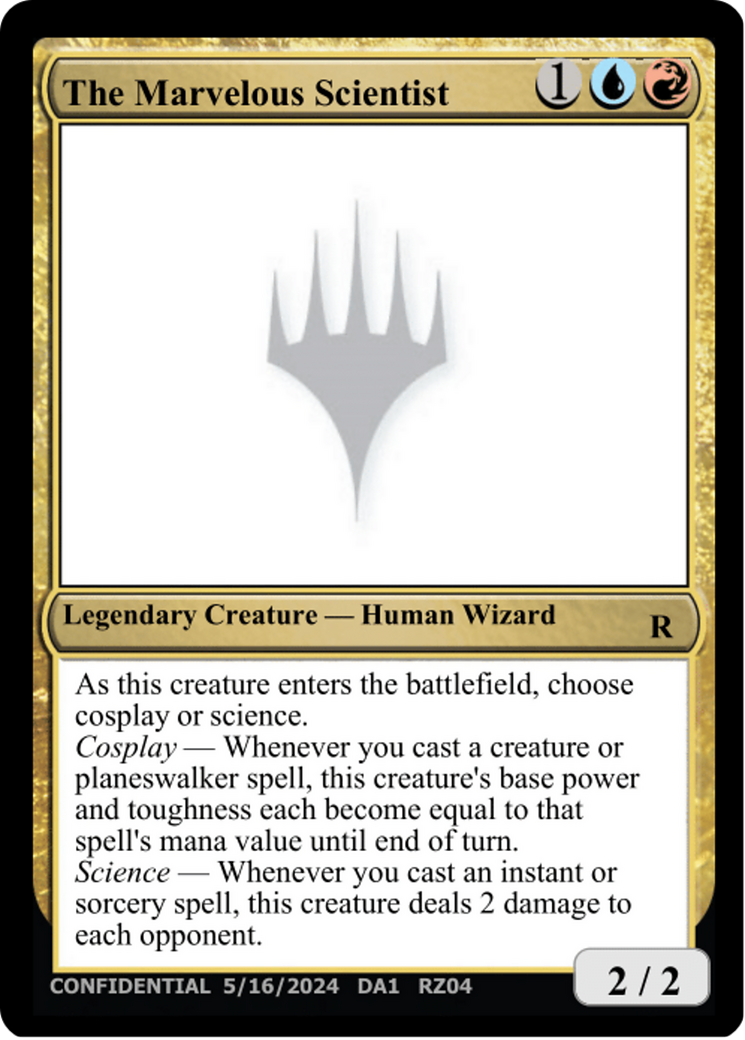 The Marvelous Scientist [Unknown Event] | Cards and Coasters CA