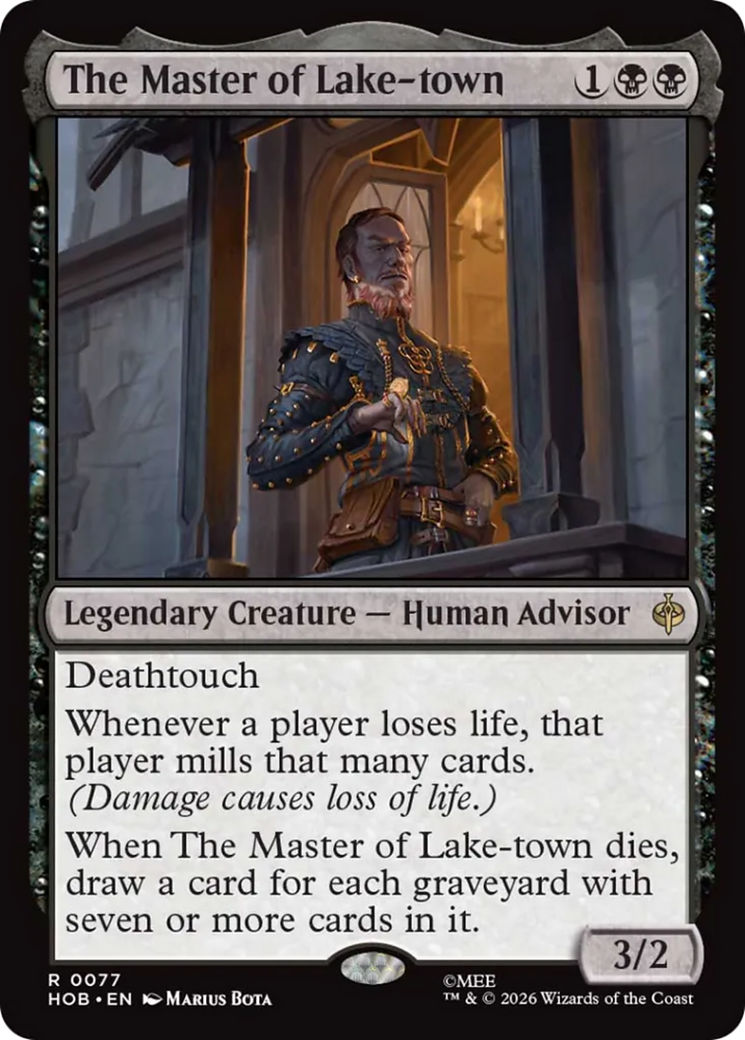 The Master of Lake-town [The Hobbit] | Cards and Coasters CA