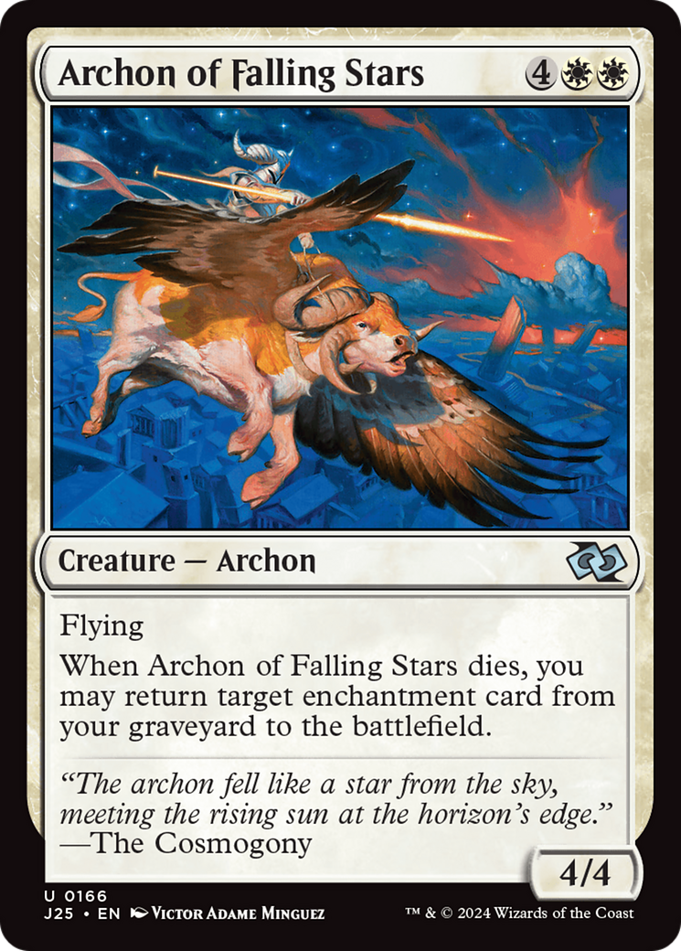 Archon of Falling Stars [Foundations Jumpstart] | Cards and Coasters CA